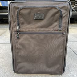 Tumi Alpha 2-Wheel Carry-On Luggage – Dark Brown/Mink