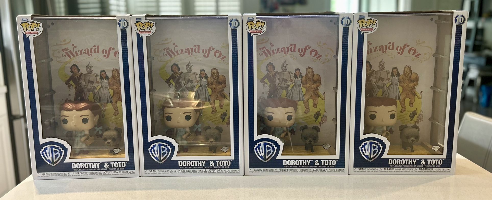Funko The Wizard Of Oz Pop Movie Posters Dorothy & Toto Lot Of 4
