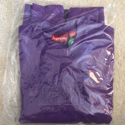 Supreme Cutout Box Logo Crewneck - Violet Size Medium