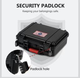 34]Lockable TSA-Compliant Waterproof Foam-Lined Handgun Case for Glock Series Transport & Storage