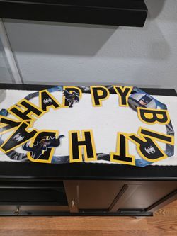 Batman Happy Birthday Banner