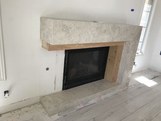 Fireplace quartz