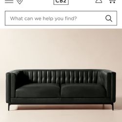 brand new leather sofa and chairs 