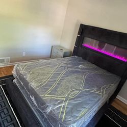 BRAND NEW LIGHT EFFECT BEDROOM SET SAME DAY DELIVERY 