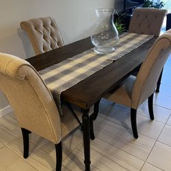 Dinning Table For 4/6
