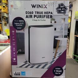 Winix D360 True HEPA 3-Stage Air Purifier, AHAM Verified for 360 sq. ft.
