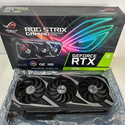 ASUS ROG STRIX GeForce RTX 3090 OC 24GB GDDR6X - Graphics Card, Works Perfectly 