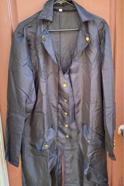 Black Tailcoat with Vest and Gold Buttons