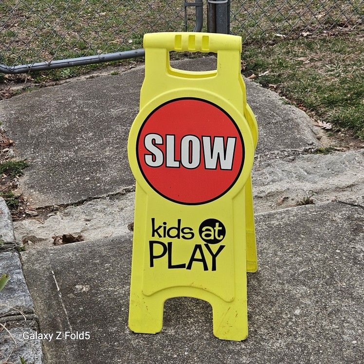 Children At Play Sign