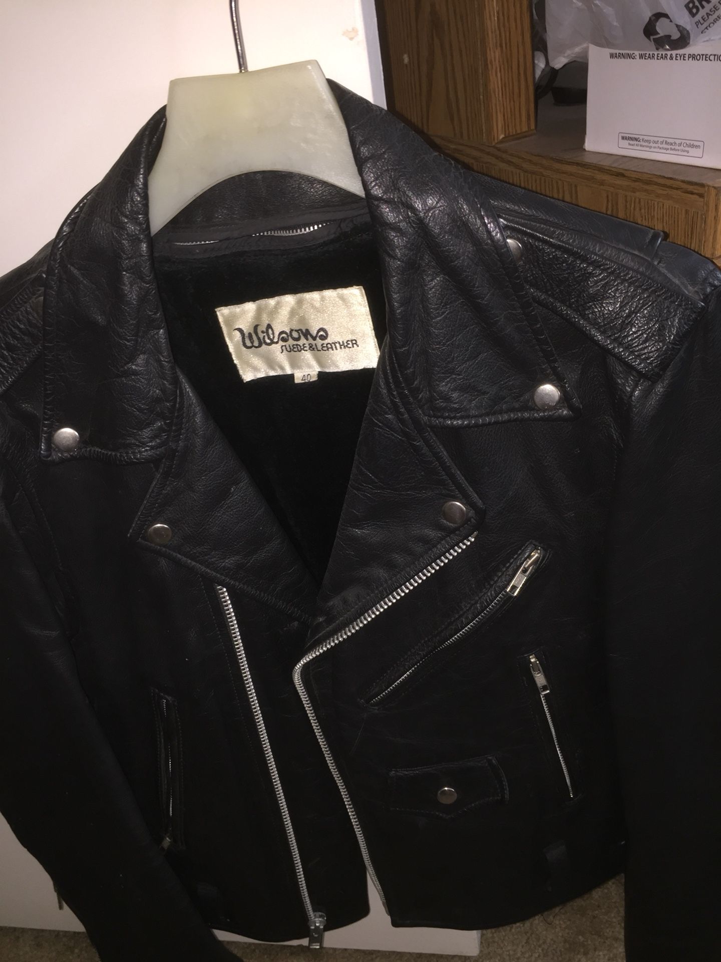 Vitage Leather riding jacket medium