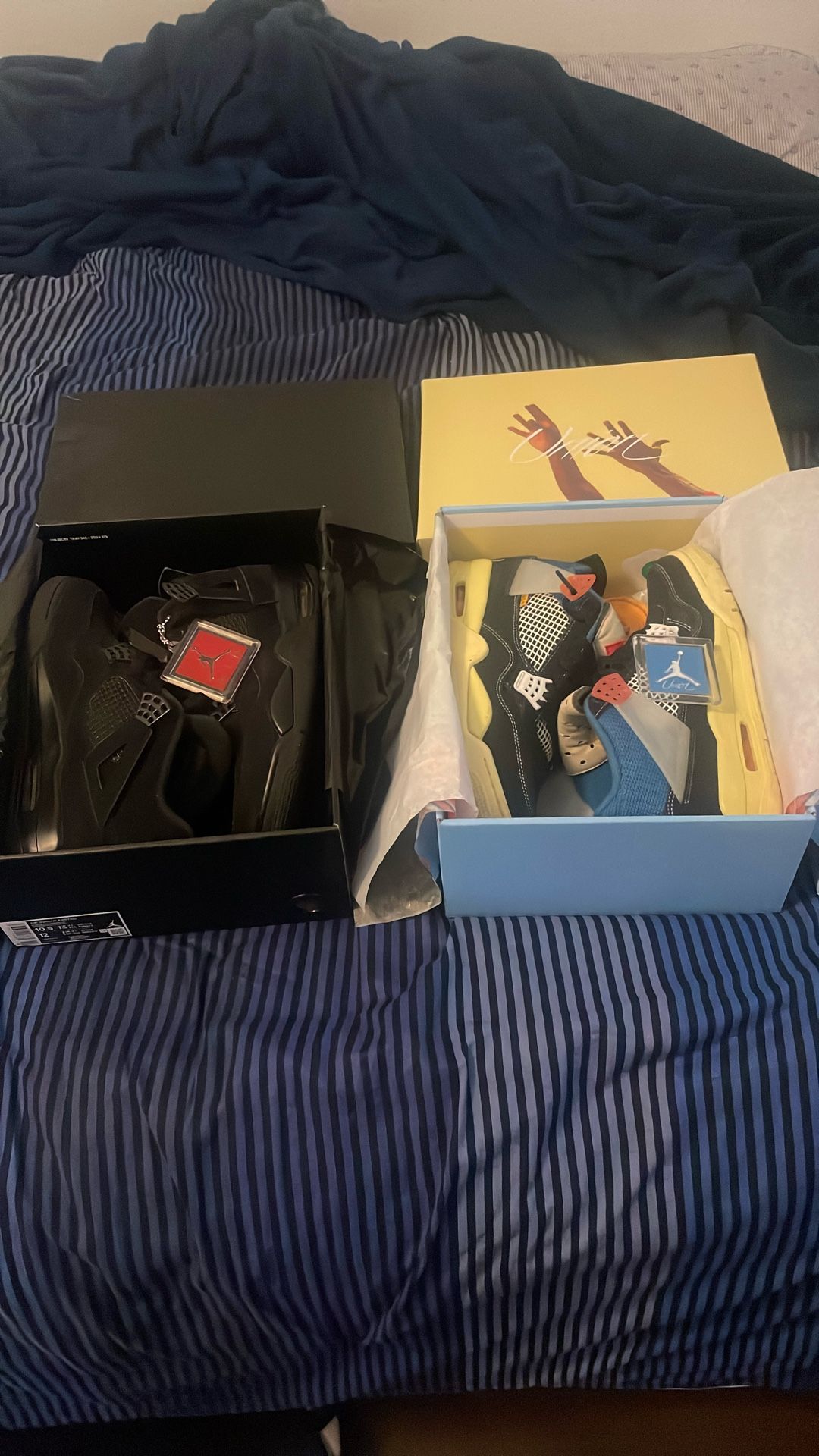 Jordan 4 Black Cat / Jordan 4 Union