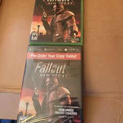 fallout new vegas xbox 360 and coasters 