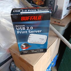 Brand New In Box Buffalo USB 2.0 PRINT SERVER