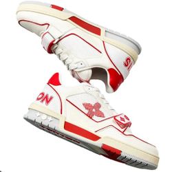 Louis Vuitton Shoes White And Red Size 9.5