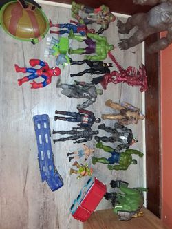 Mixed Lot of Action Figures and Toys