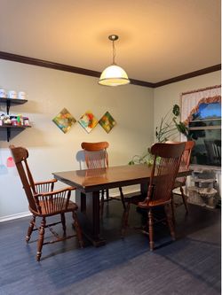 Dinner Table - Brown wood