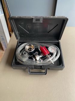 Snap on cooling pressure system