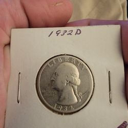 1932-D Washington Quarter 