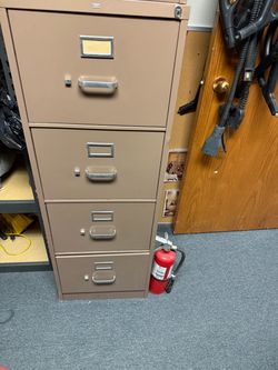 4 drawer file cabinet