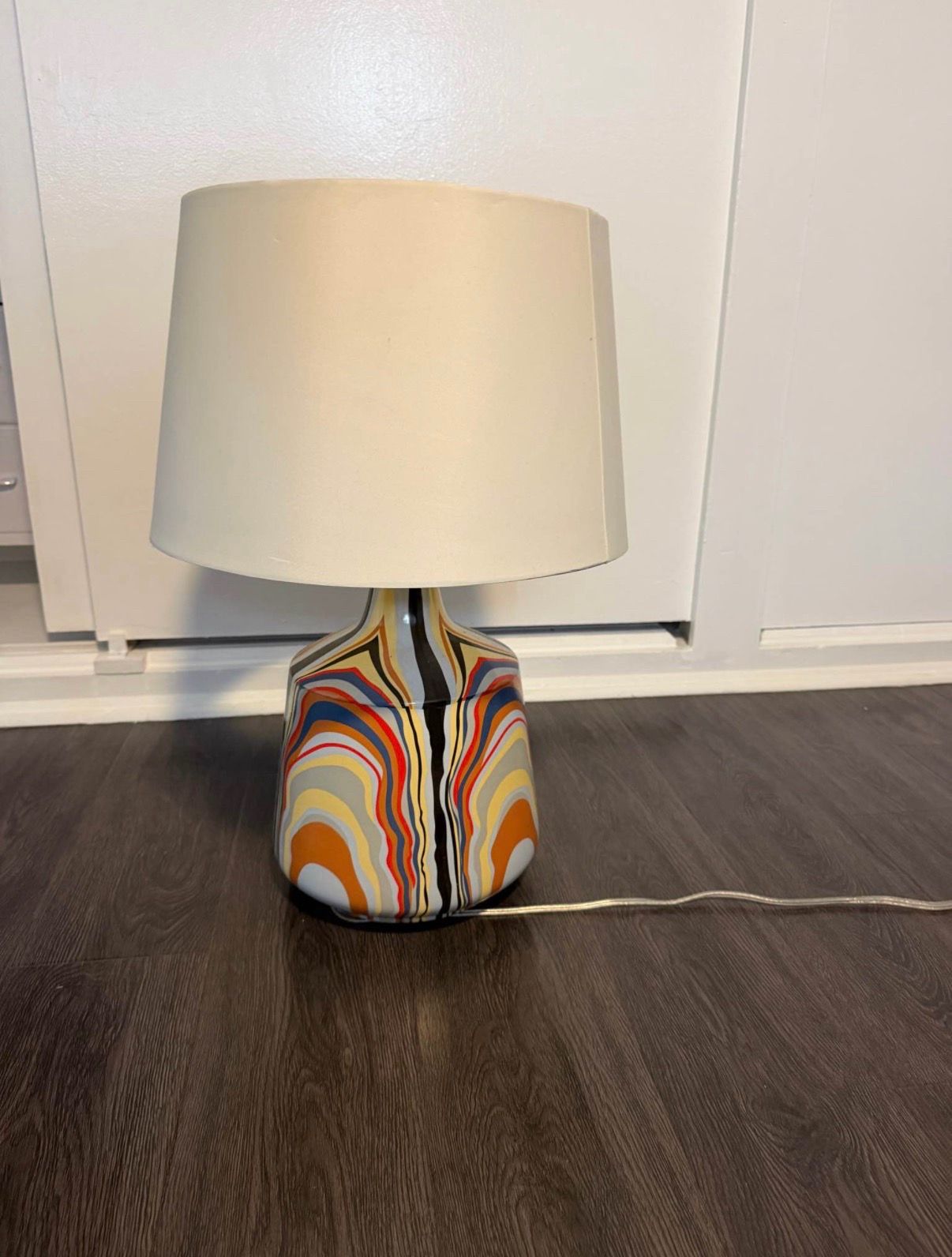 mid-century modern / abstract ceramic lamp