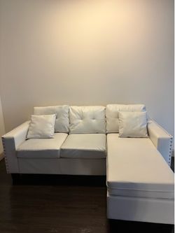 White couch