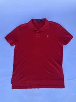 Polo Ralph Lauren Pima Soft Touch Polo - Mens L, Red