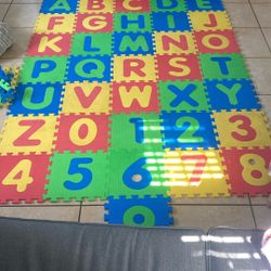 Kids Numbers And Alphabet Mat