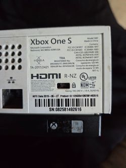 Xbox one s console