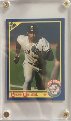1989/1990 Score rookie baseball cards in protective cases