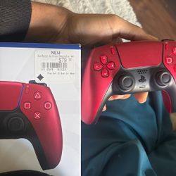 Red PlayStation Controller 