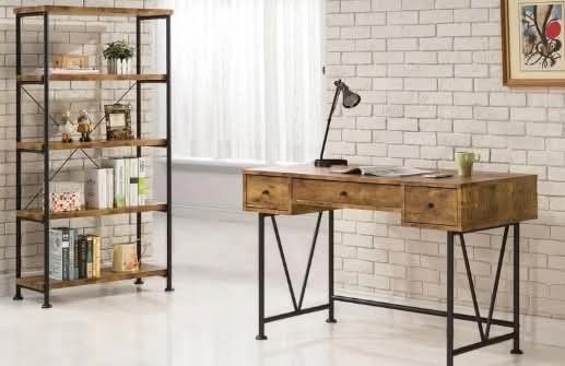 Desk And Book Shelf Set