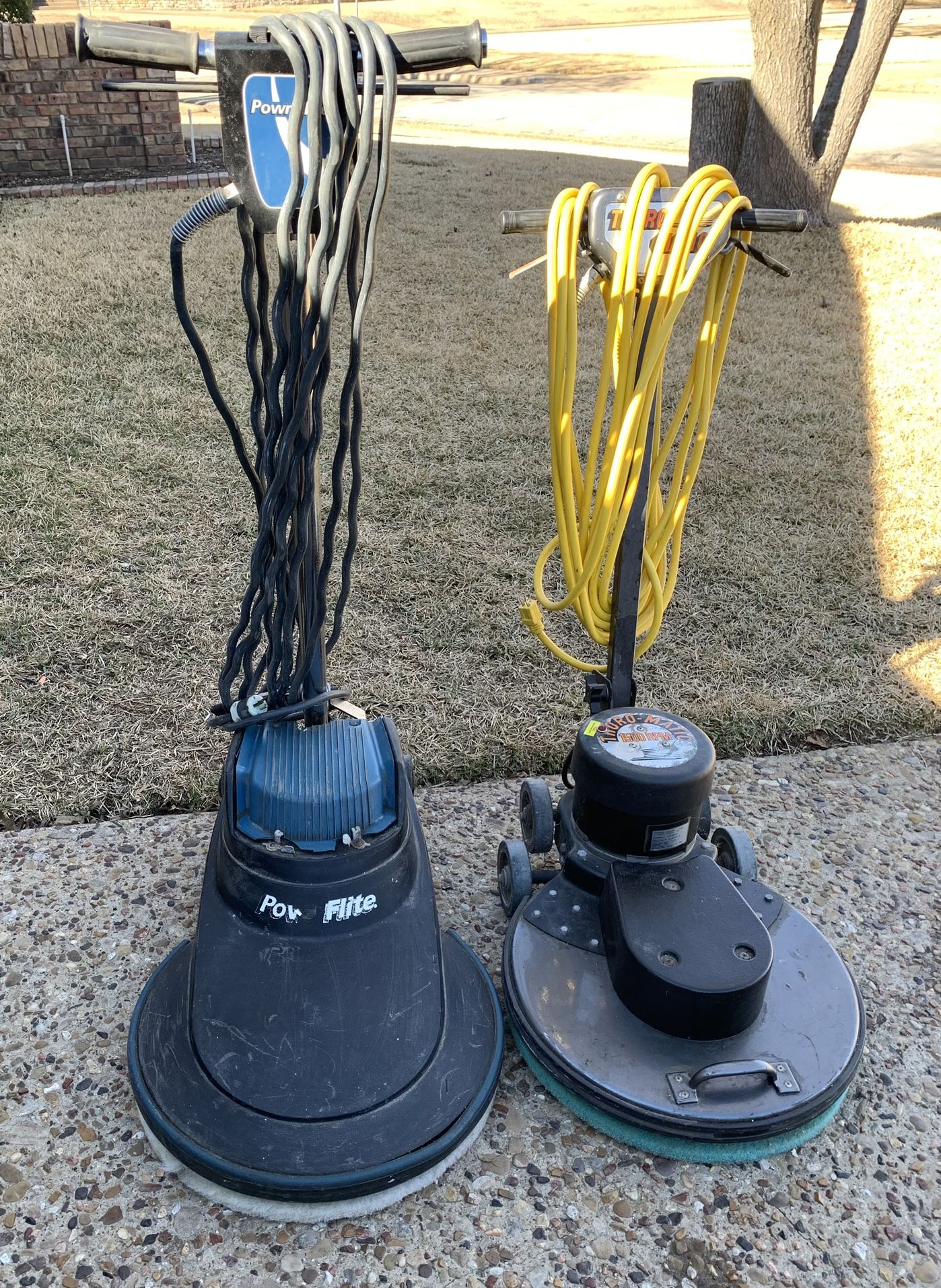 Thoro-Matic 1500 RPM Brush speed