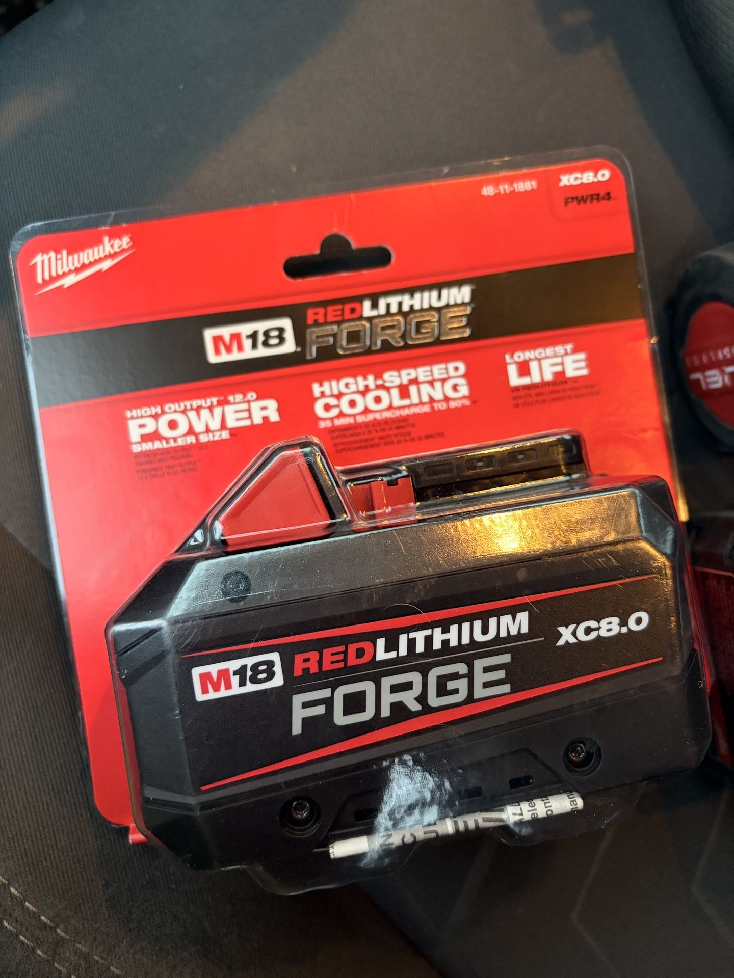 Milwaukee Forged M18 8.0 Battery