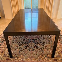 1960s Vintage Teak Dining Table With Leaves