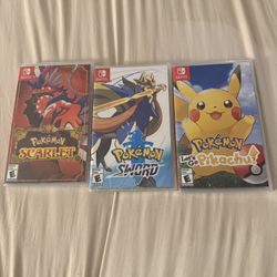 Brand New Sealed Pokemon Games Switch