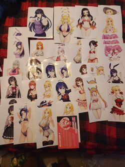 Anime Girl Vinyl Stickers