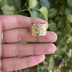 big 10k nugget ring 4.4grams