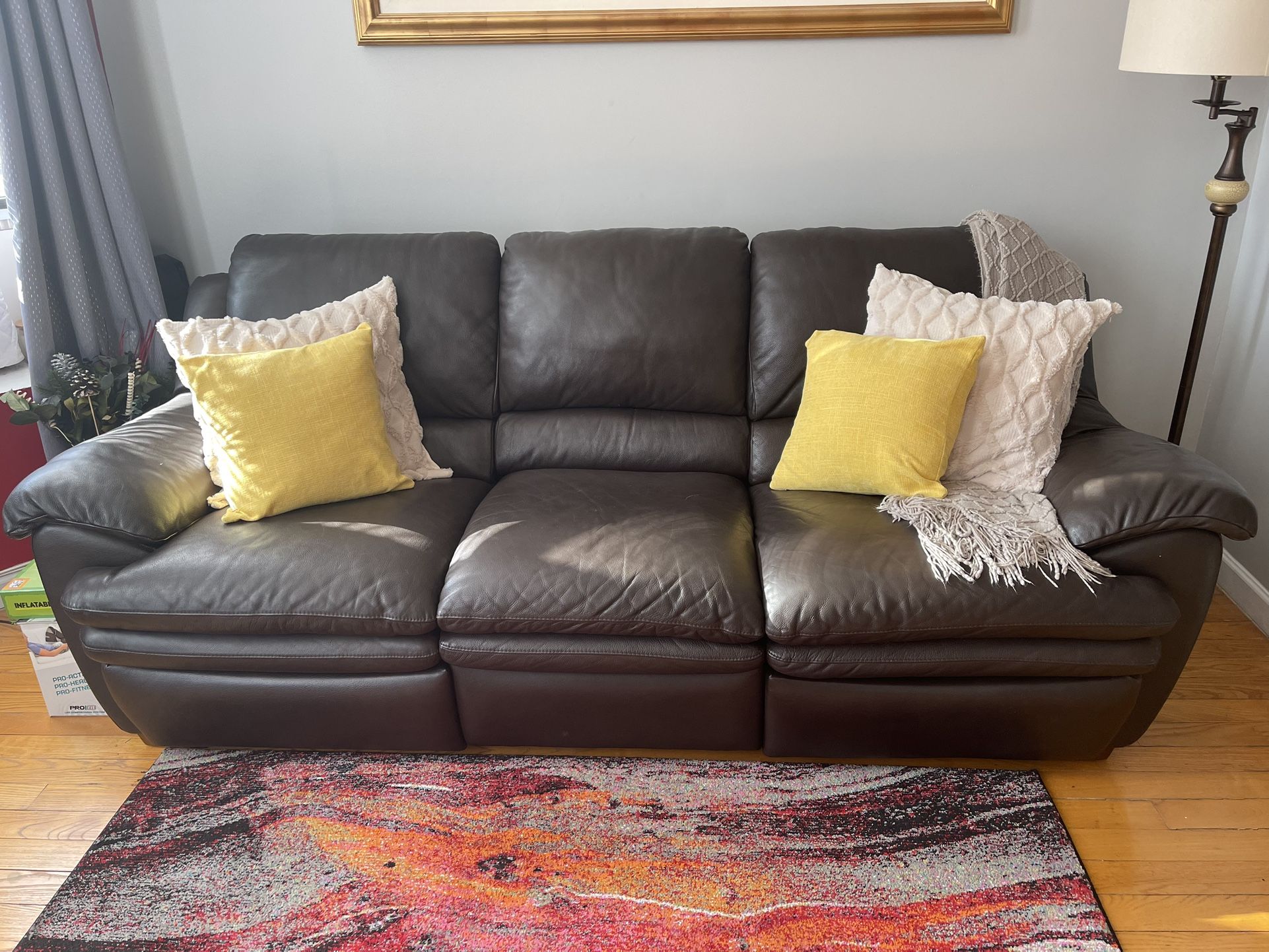 Natuzzi Editions Prudeza Leather Sofa