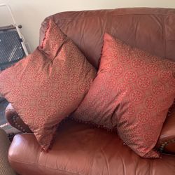 Two Red Pillows