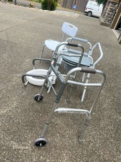 Medical mobility and bathroom safety equipment bundle.