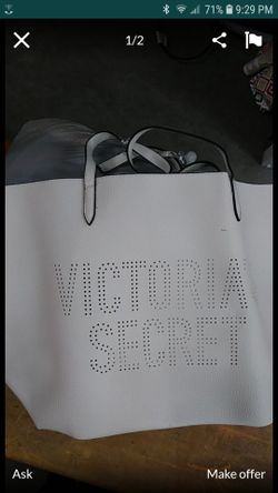 Victoria secret leather bag