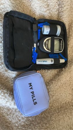 Diabetes Kit With Pill case 