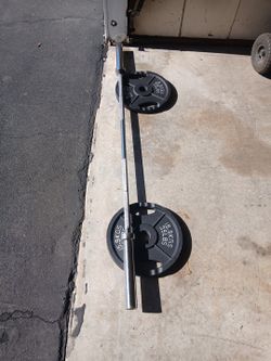 Weights Metal 2.35 Iron & Barbell 