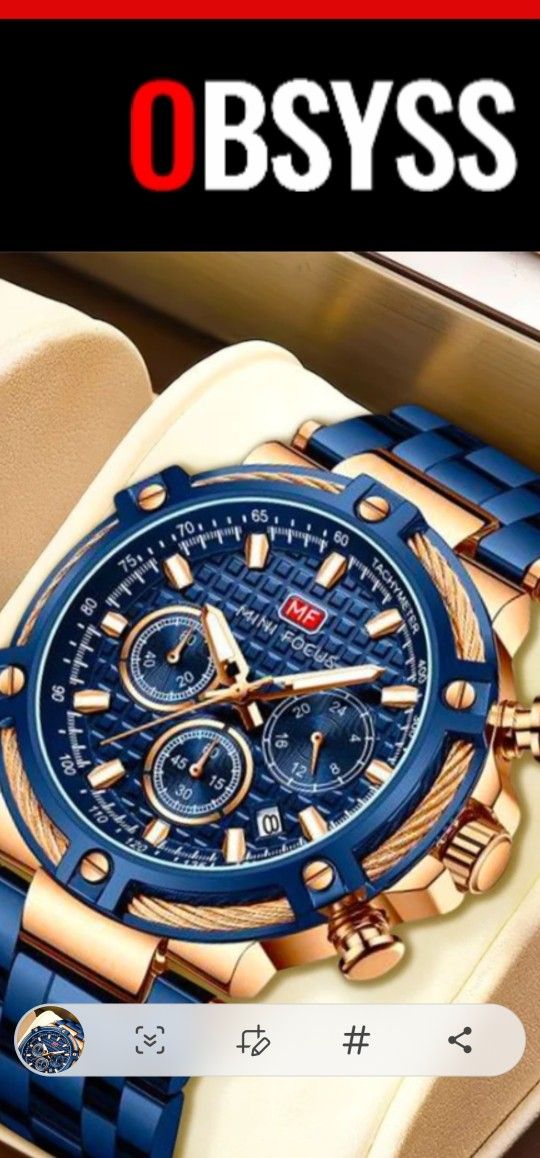 Mens Obyss Nautical Watch