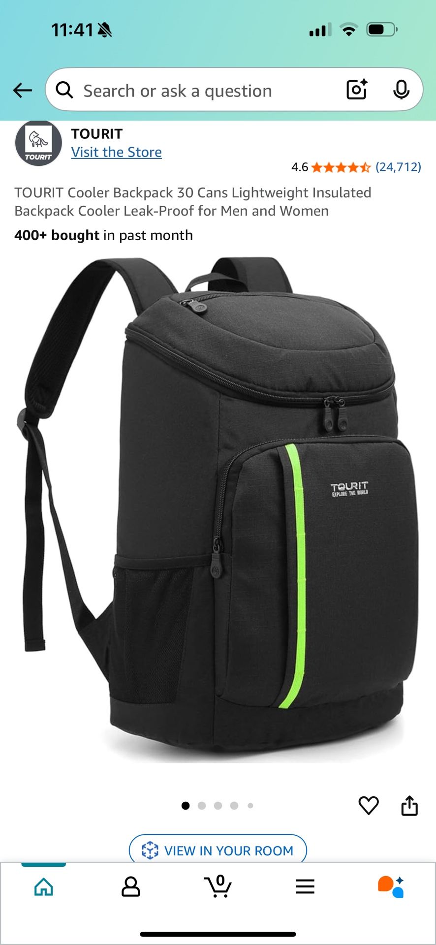 Tourit Cooler Backpack