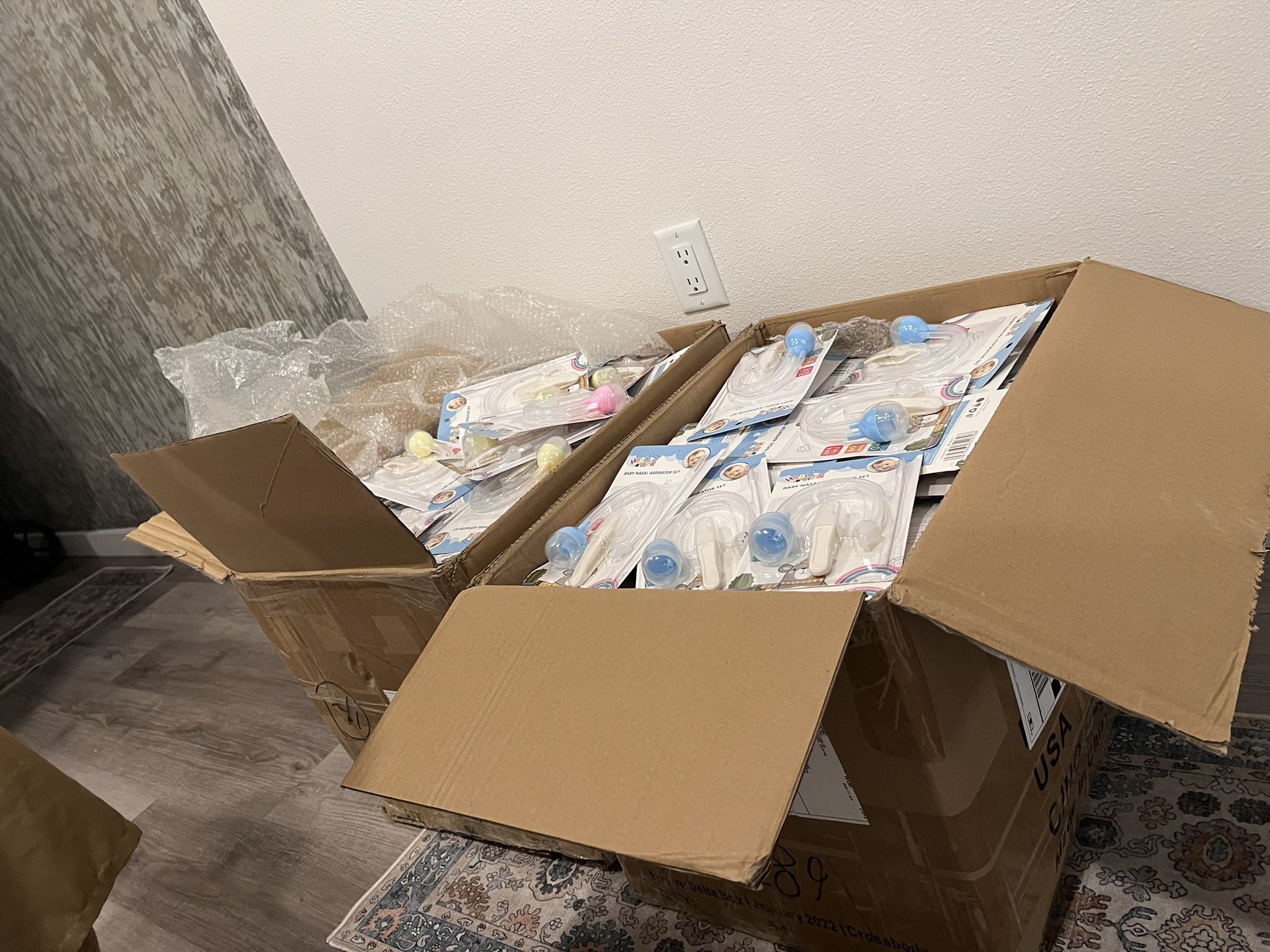 Bulk Baby Nasal Aspirator Sets — 275 Units — Brand New, Individually Packaged