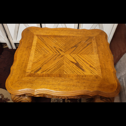 Central table, and two coffee tables, in good condition