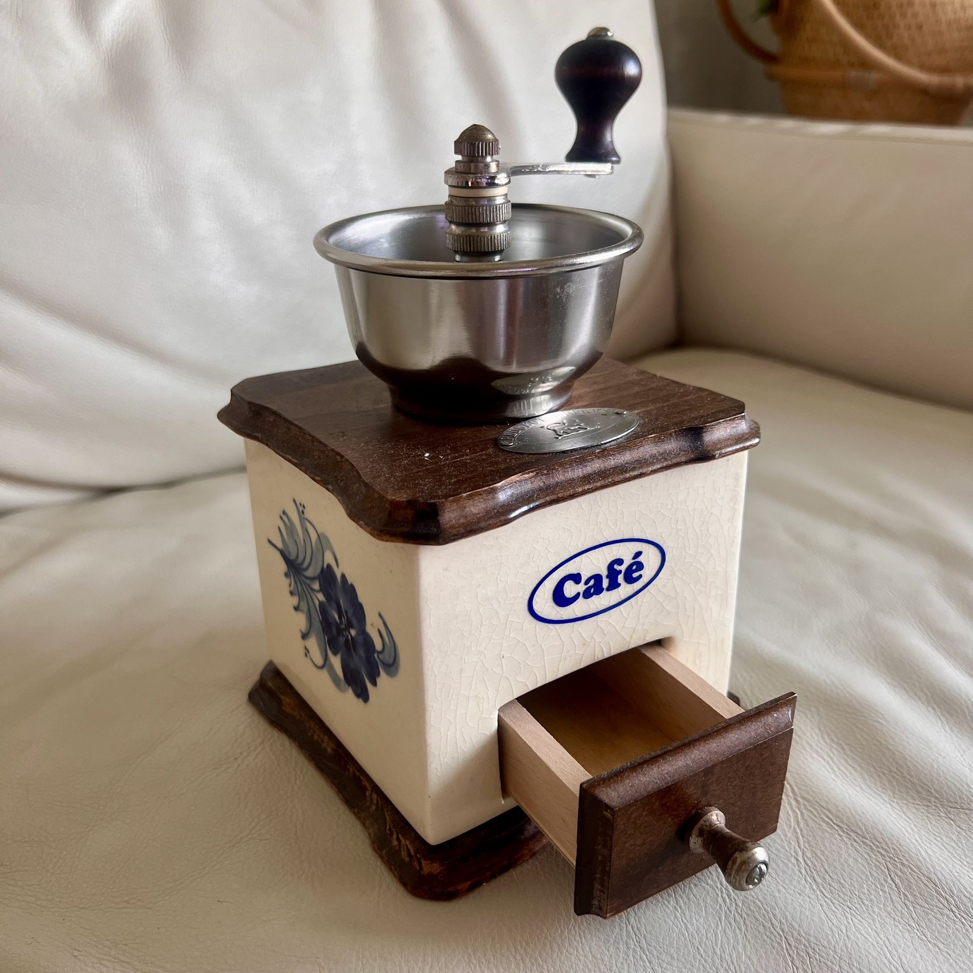 Peugeot Freres Vintage Manual Hand Crank Coffee Bean Mill Grinder