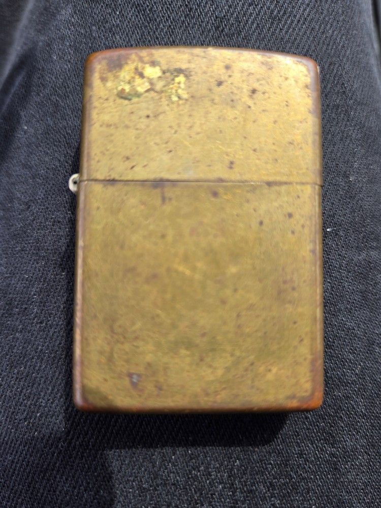 Zippo Brass Lighter F-'01 in Brass Finish