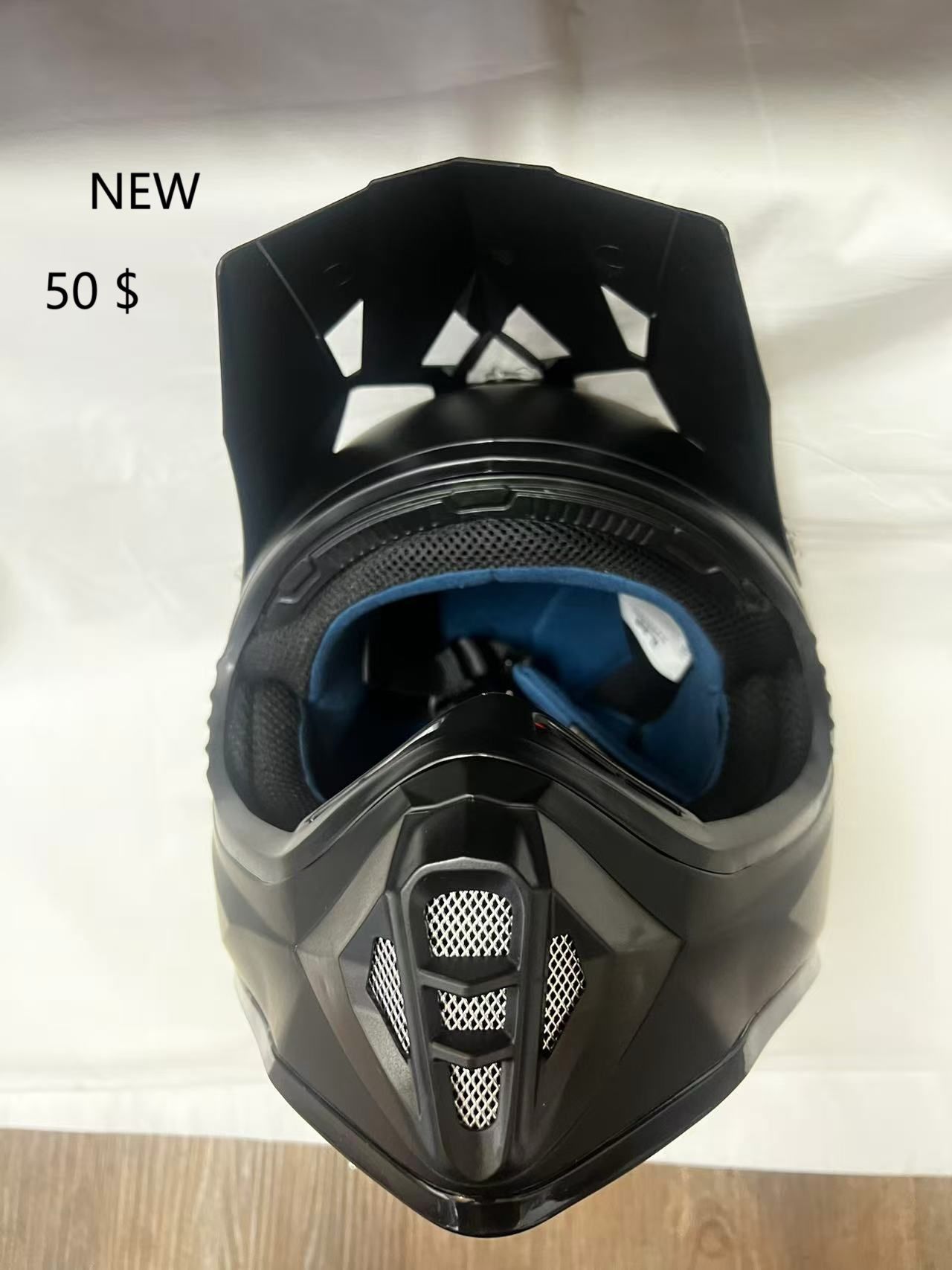 Dirt Bike Helmet Black New Low Price